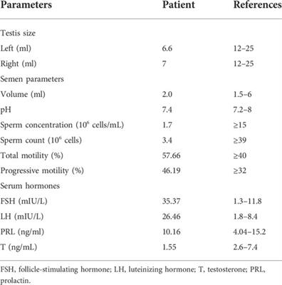 Birth of a boy after intracytoplasmic sperm injection using ejaculated spermatozoa from a nonmosaic klinefelter syndrome man with normal sperm motility: A case report